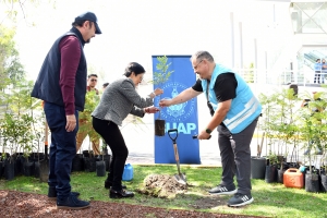 Inaugura la Rectora María Lilia Cedillo Ramírez el Maratón de Reforestación Universitaria 2023