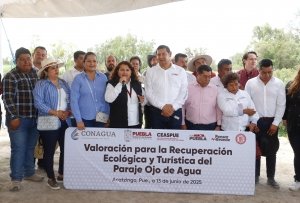 Gobierno federal y estatal rescatarán Barranca Tetzahuapan y Paraje Ojo de Agua, en Acatzingo