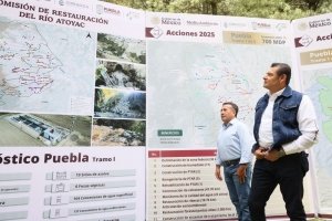 Gobierno de Puebla y CONAGUA impulsan acciones en el nacimiento del Río Atoyac
