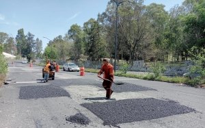 Campaña Capitalina Bacheando Puebla fortalece la infraestructura vial de la capital