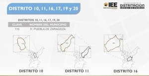 IEE presenta nueva distritaci&oacute;n de Puebla; redefinen mapa electoral para elecciones de 2027