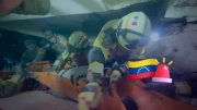 El rescate de un ni&ntilde;o entre escombros en Venezuela por el Ej&eacute;rcito mexicano