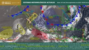 Lluvias puntuales intensas en Oaxaca, Chiapas, Veracruz y Tabasco