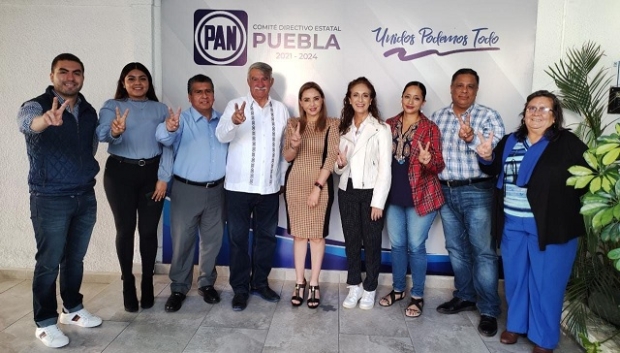 Paola Angón y Augusta Díaz fortalecen la unión del PAN en San Pedro Cholula