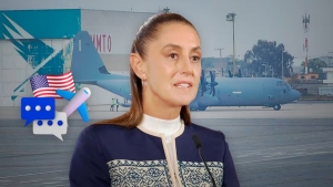 Sheinbaum aclara que el aterrizaje de un avi&oacute;n estadounidense no requer&iacute;a aval del Senado
