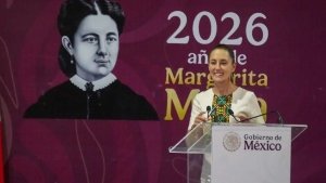 Sheinbaum reivindica soberan&iacute;a impulsada por Ju&aacute;rez y decreta a Margarita Maza embajadora hist&oacute;rica