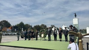 Rinden honor a Ignacio Zaragoza por su 163 aniversario luctuoso