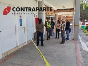 Explota coladera en Colegio Humbolt de Cuautlancingo