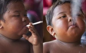 &iquest;Qu&eacute; pas&oacute; con el beb&eacute; que fumaba 40 cigarrillos al d&iacute;a?; as&iacute; luce Ardi Rizal, protagonista del pol&eacute;mico caso en Indonesia