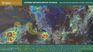 El hurac&aacute;n Polo originar&aacute; lluvias puntuales intensas en Guerrero, Michoac&aacute;n, Colima y Jalisco