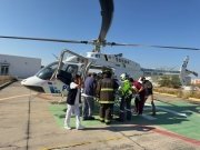Con helic&oacute;pteros al servicio de la salud, Puebla garantiza atenci&oacute;n oportuna con 31 traslados