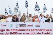 Nuevas ambulancias optimizan la atenci&oacute;n m&eacute;dica del IMSS en Puebla