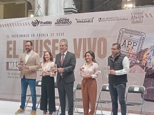 Presentan audio-guia "El Museo Vivo", conoce Puebla capital