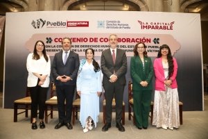 Gobierno de la Ciudad firma convenio con la CDH y anuncia apertura de Oficina de Atención Municipal a Víctimas