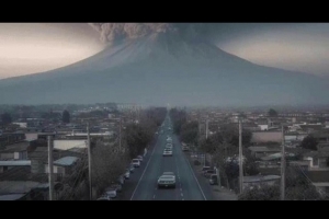 Ceniza del Popocatepetl cubre a la ciudad de Puebla