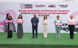 Con donaci&oacute;n del SNDIF, Ceci Arellano y SEDIF entregan cuatro unidades adaptadas