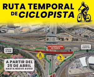 Ojo corredores y ciclistas: habrá cambios en ciclopista del Periférico